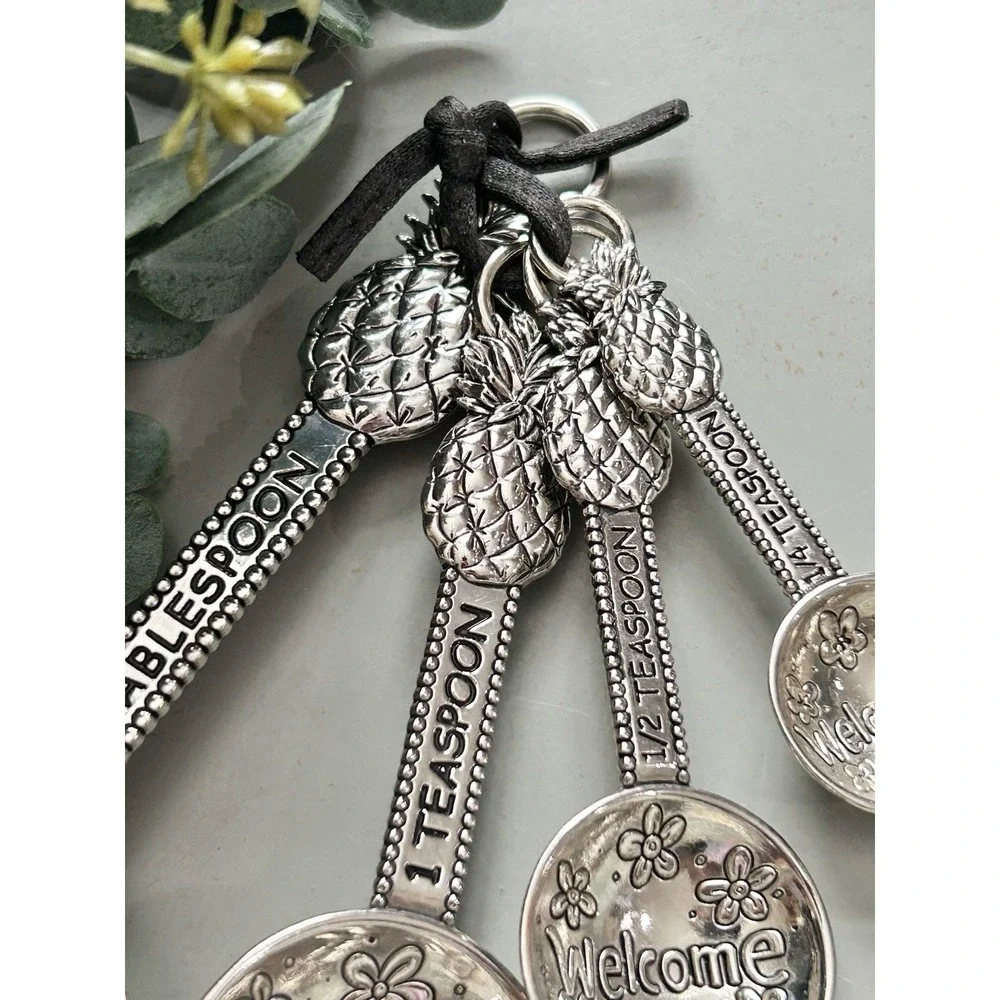Silver Tone Decorative Pineapple 
